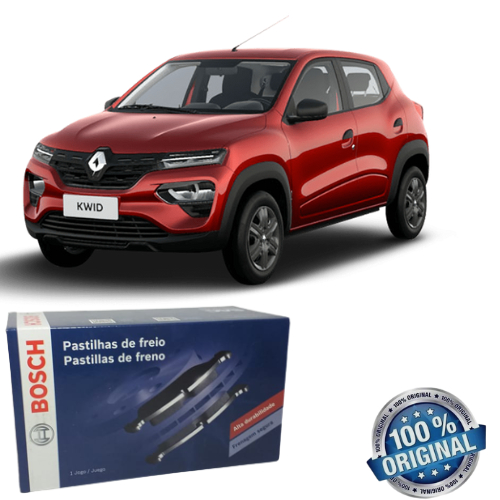 Pastilha de Freio Dianteira Bosch Renalt Kwid 1.0 