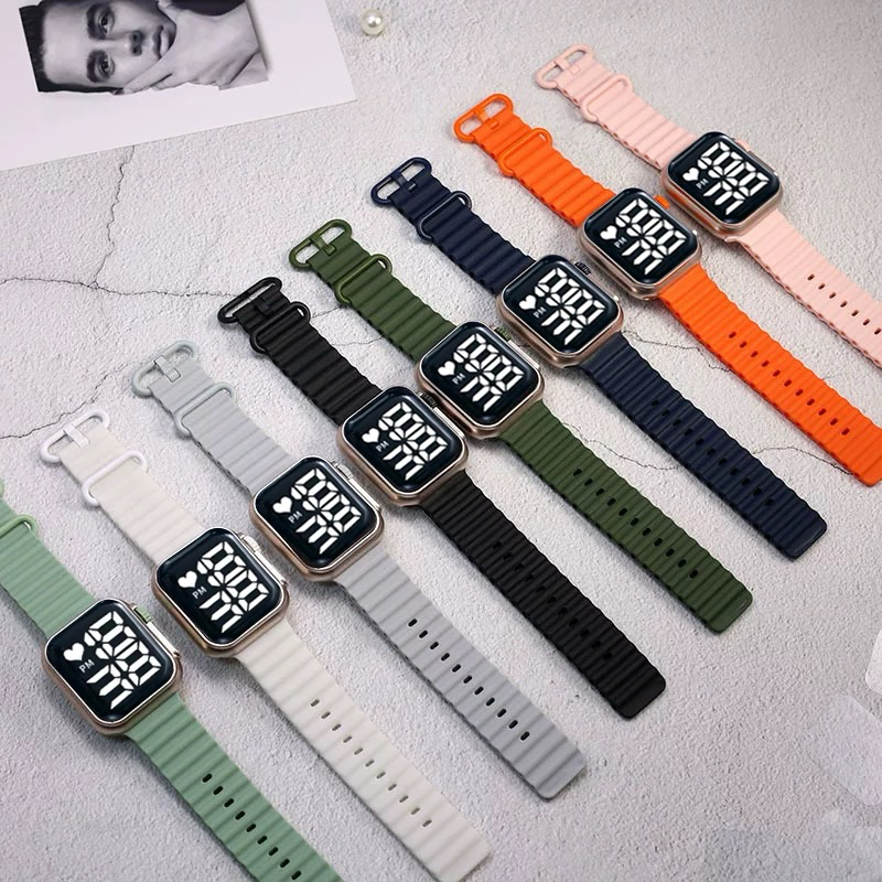 Relógio Esporte Led digital à prova dagua unissex esportivo da moda watch original