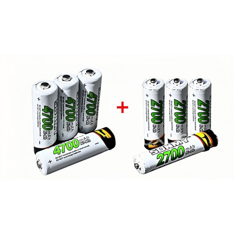 Kit 8 Unidade Pilha Recarregável Maxday  (AA+AAA)