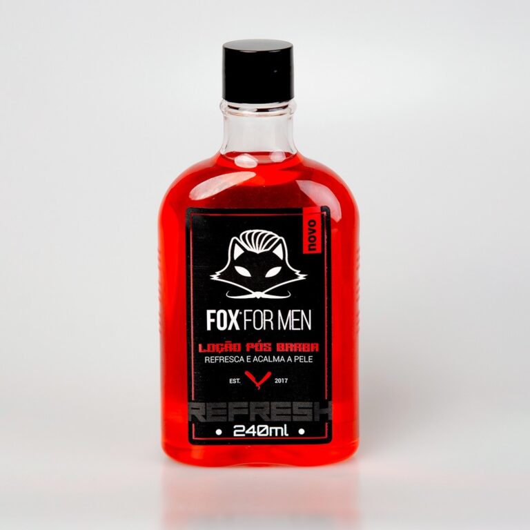 LOCAO POS BARBA 240ML – FOX FOR MEN (VERMELH