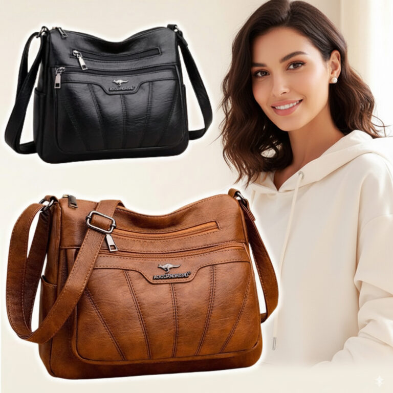 Bolsa Feminina Ombro e Transversal Couro PU, Grand