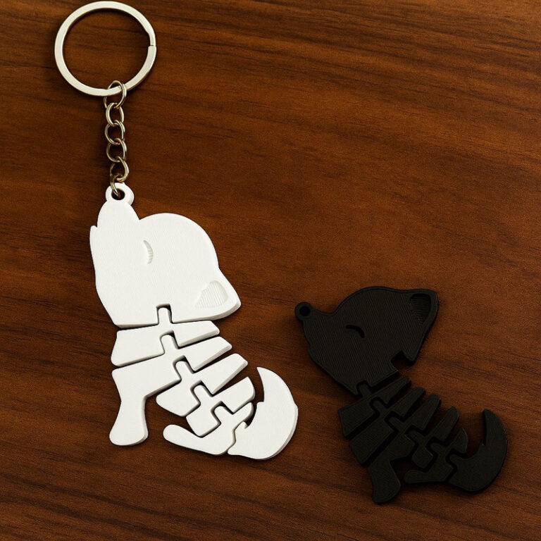 Chaveiro Lobo Metade Presente Criativo Simbolo For