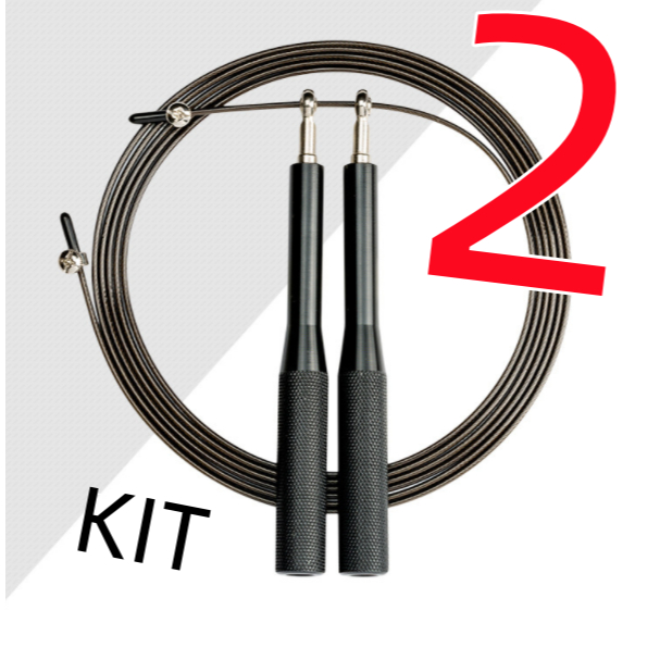 2 Corda Pular Profissional 3 Metro Aço Rolamento 