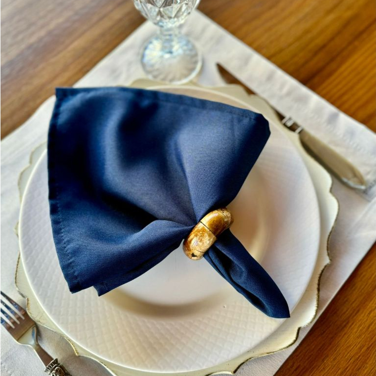 Kit 6 Guardanapos em Tecido Oxford Premium 35 x 35