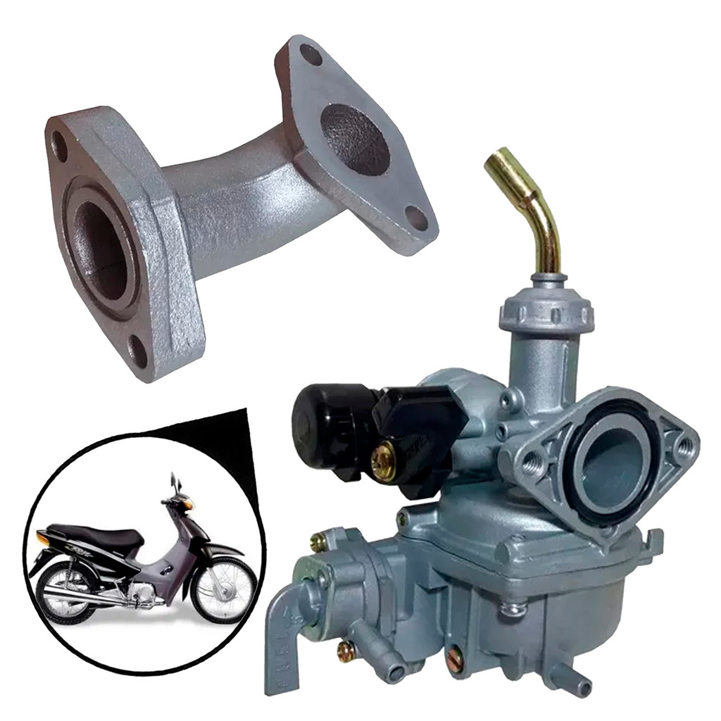 Carburador + Coletor Admissão Biz 100 1998 Até 2005