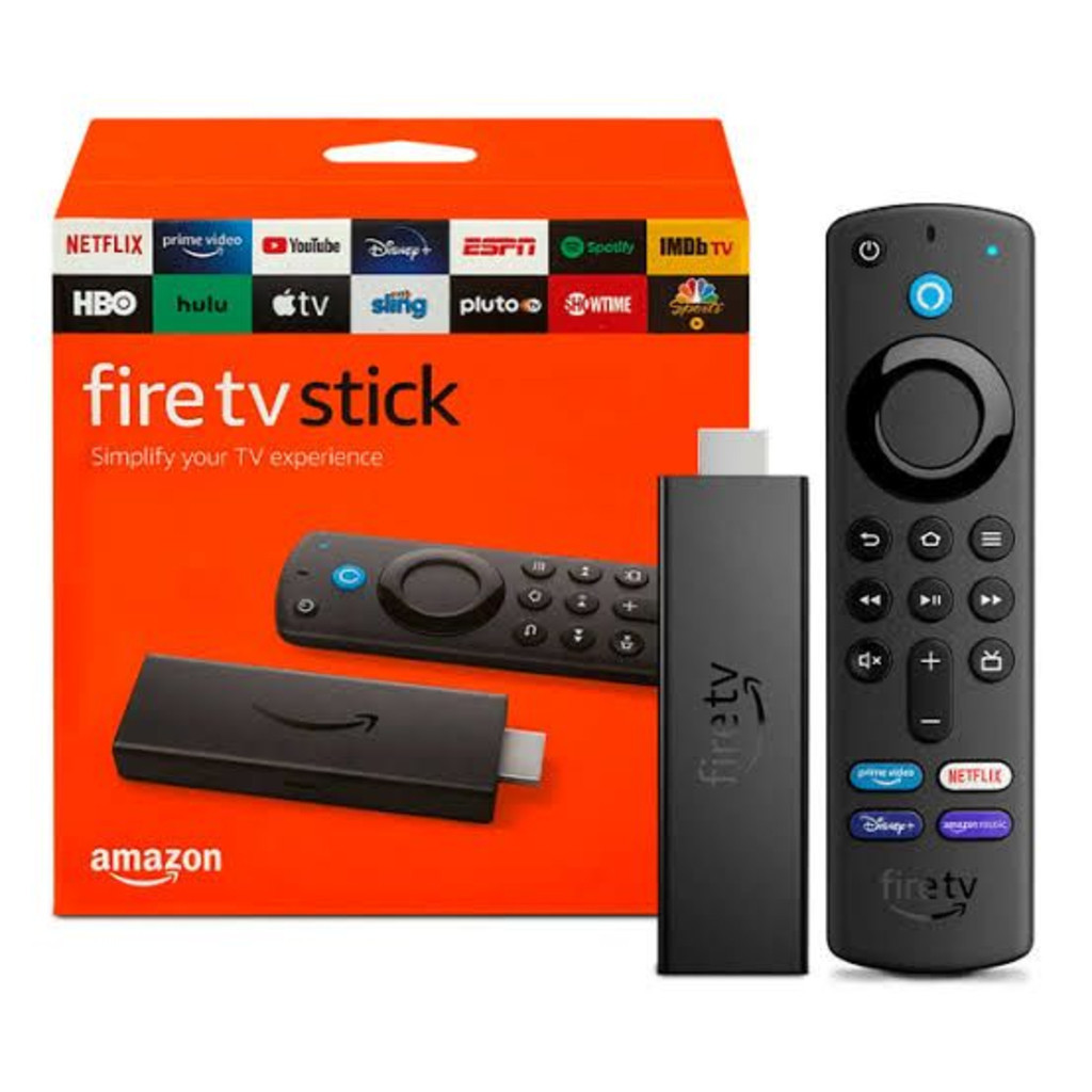 Novo Amazon Fire Stick Original Sua TV SMART Full HD 3. Geração Alexa Comando de Voz – Preto