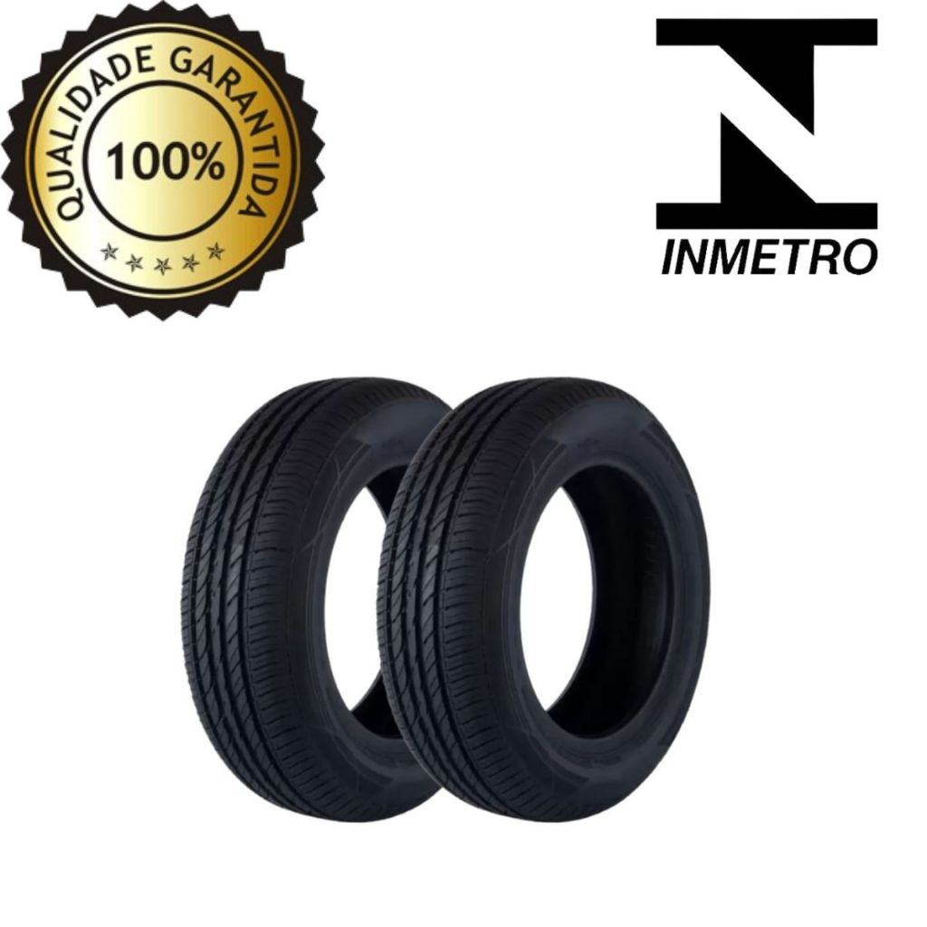 Kit 2 Pneu Aro 14 – 175/65 R14 Remold Linha Premium Com Garantia Inmetro Inmetro – 003544/2020