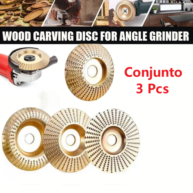 Disco De Desbaste Madeira para Esmerilhadeira 100mm 4 polegadas