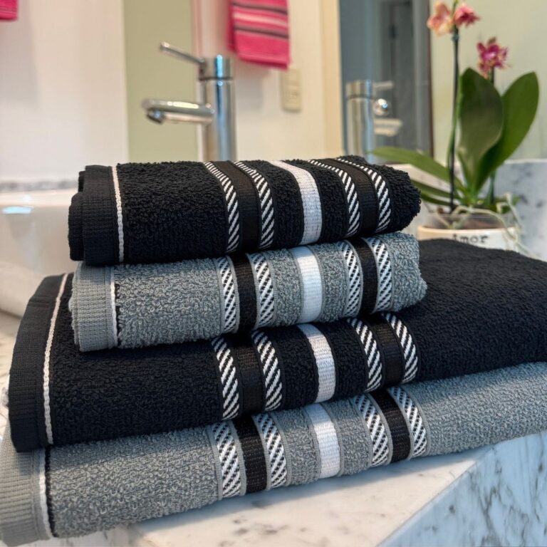 Kit 4 Peça Toalha De Algodão 2 Banho + 2 Rosto C