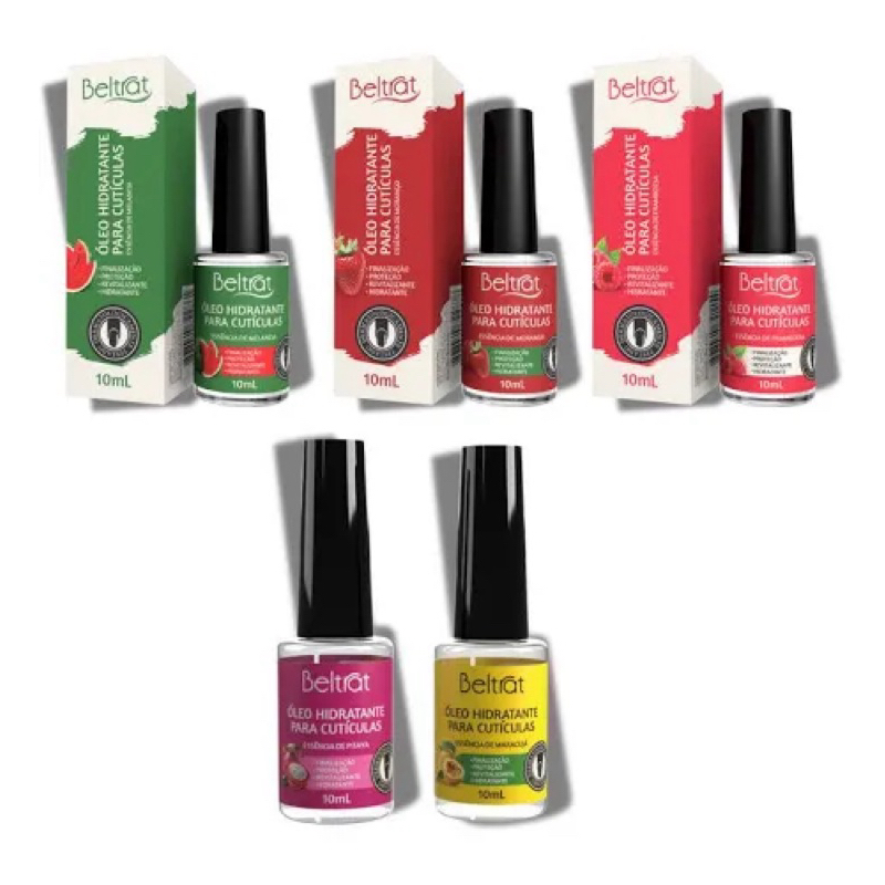 Óleo Hidratante de Cutículas Beltrat 10ml Pitaya / Morango / Maracujá / Melancia / Framboesa