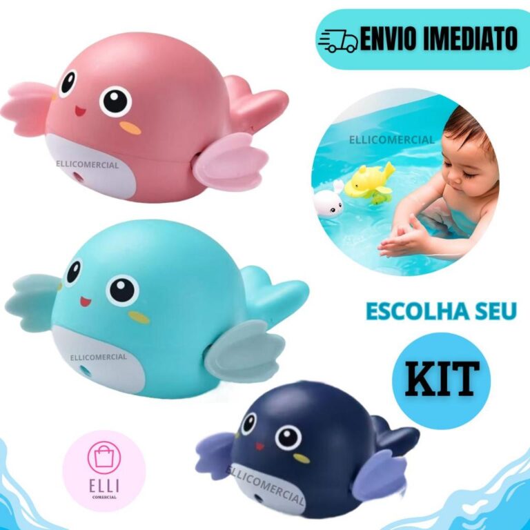 Brinquedo de Banho Divertido Baleia A Corda Que Na