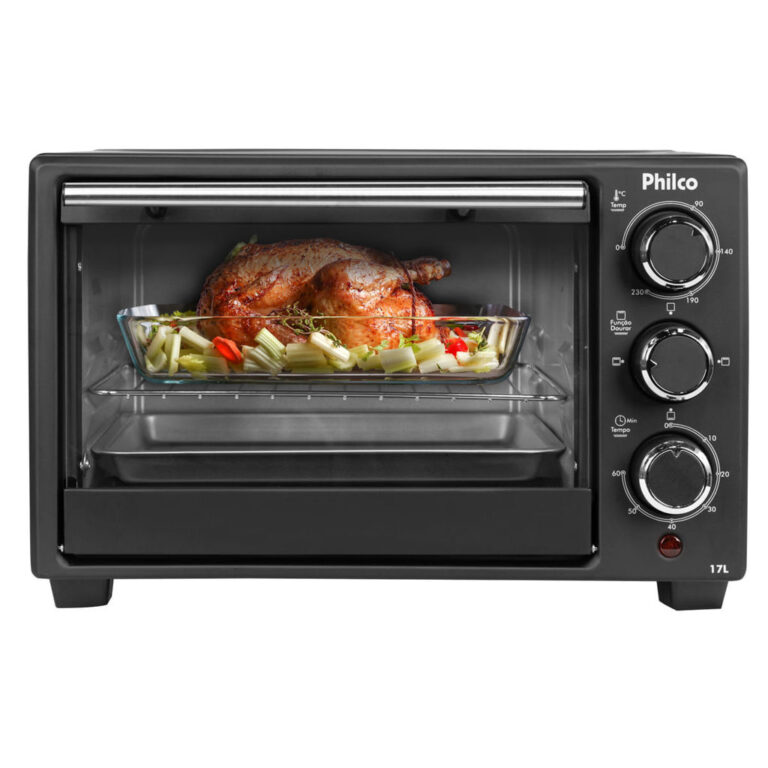 Forno Elétrico Philco 17L Preto 2 Resistências P
