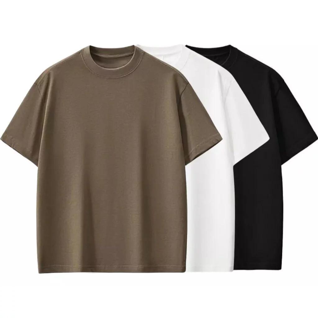 Kit 2 Camiseta Oversized P ao G3 Masculina StreetWear Estilo de Rua Básica