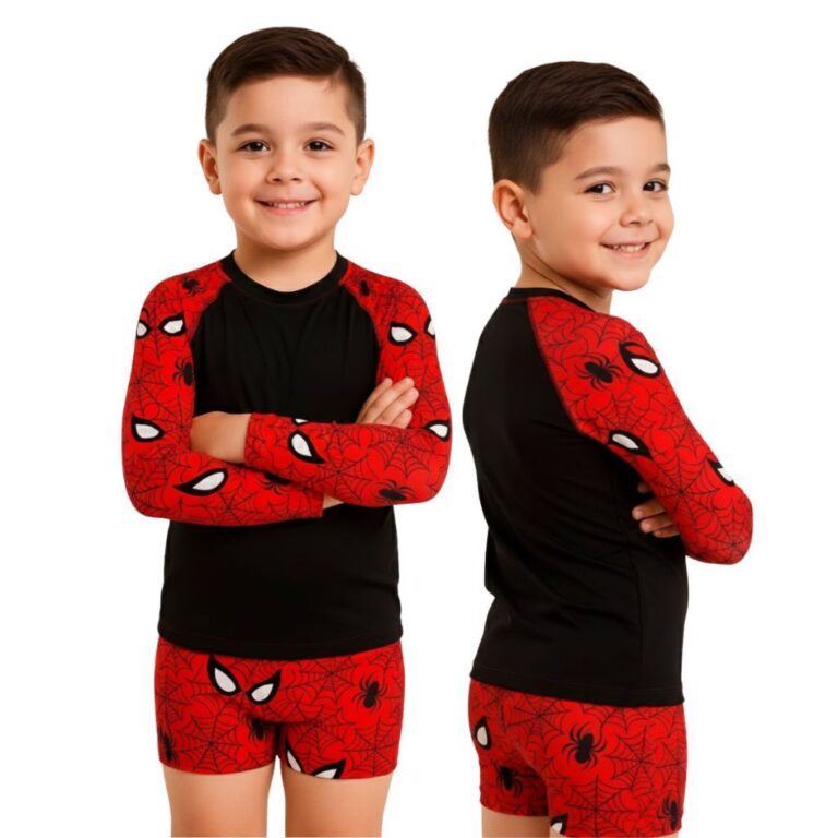 Conjunto Camiseta e Sunga Infantil 2 4 6 8 10 Esta