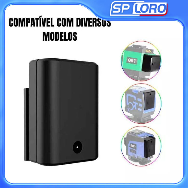 Bateria para Nível Laser  Carga 2400mAh e Seta In