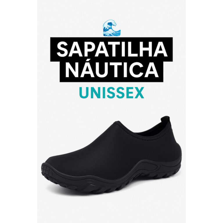 Sapatilha Náutica Unissex Neoprene Antiderrapante