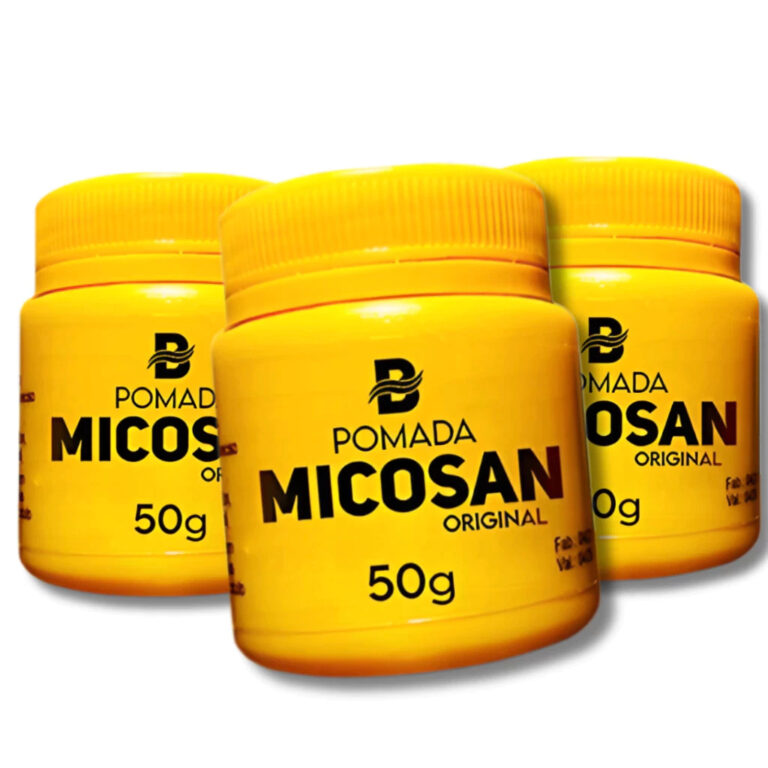 Kit 3 Pomadas Micosan Clareamento de Pele e Tratam