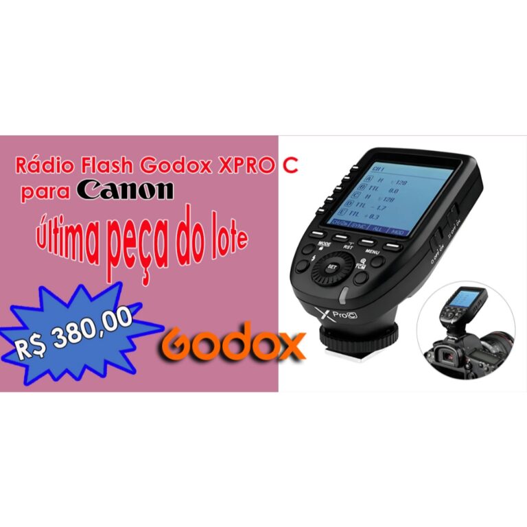 Rádio Flash Godox Xpro-c Canon Multi Ttl Transmis