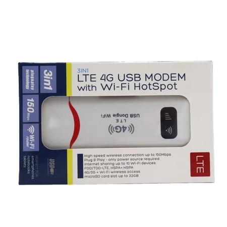 Modem 4g Lte Wi-fi Hotspot Roteador Dongle Usb 150