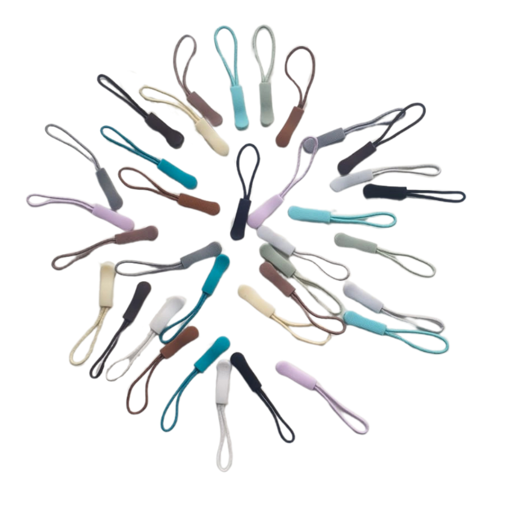 kit 10 unid Puxador de Zíper Universal para Mochilas, Malas, Bolsas, Roupas, Acessórios. Várias core