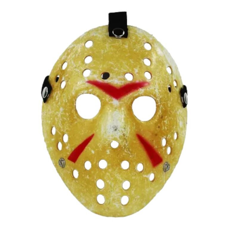 Mascara Jason Terror Amarela Luxo Sexta Feira 13 M