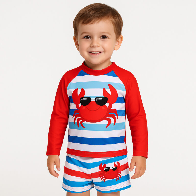 Kit Sunga Infantil + Blusa Com Proteção Solar Be