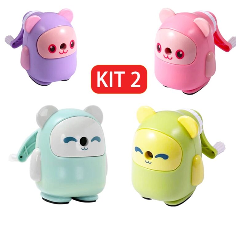 Apontador De Lápis Manual Infantil Para Estudante