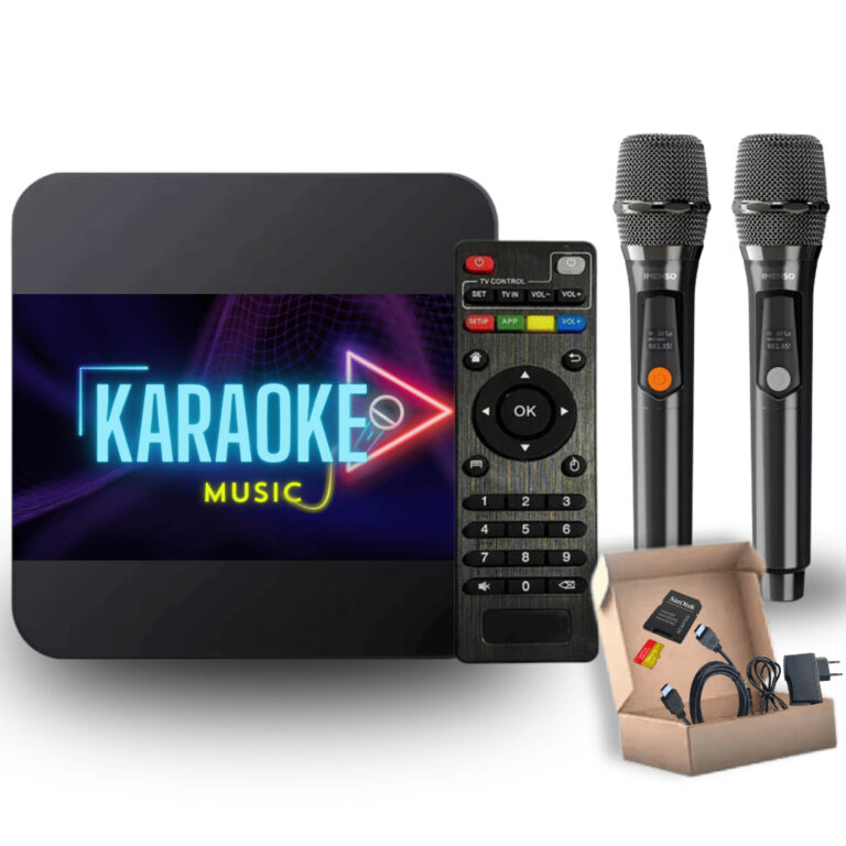 Aparelho de Karaoke + 18.000 Músicas Videoke + Po
