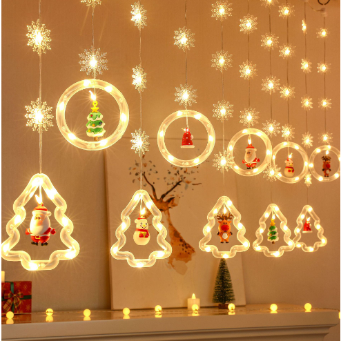 Cortina de Luzes LED Natal 3,5m – 138 Lâmpa
