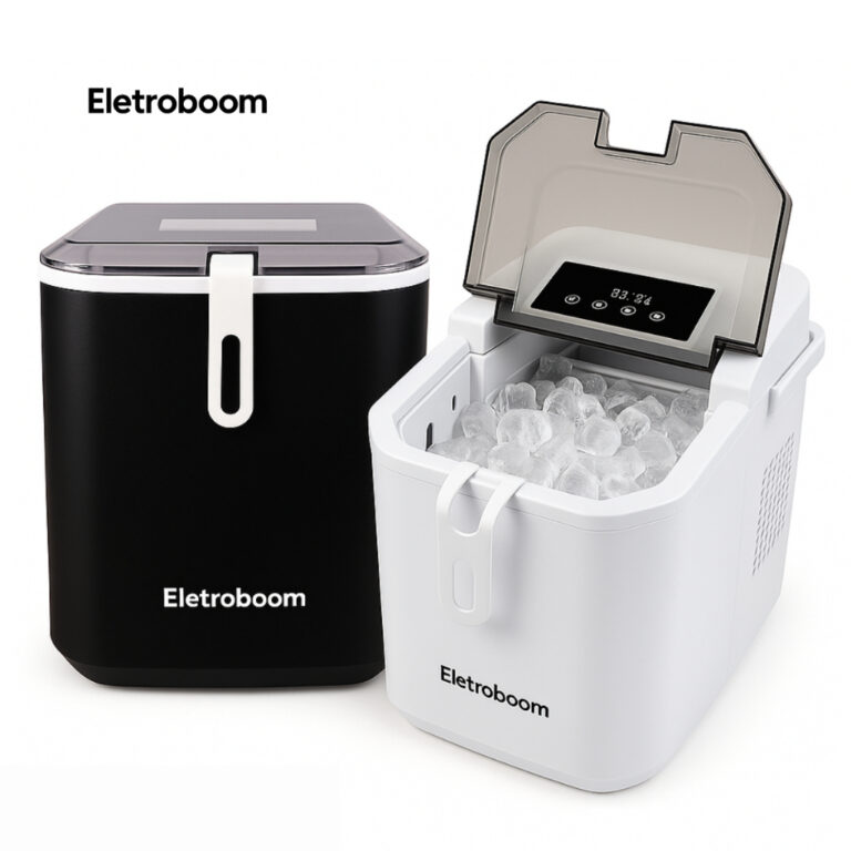 Máquina de Gelo Elétrica Ice 12kg Cubos Turbo Po