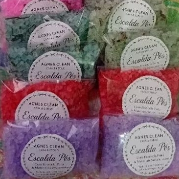 Escalda Pés Relaxante Artesanal Kit 10 ou 20 unid