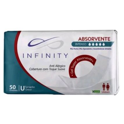 Absorvente Geriatrico INFINITY pos parto com 50 UN