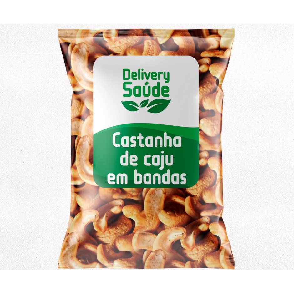 Castanha de Caju Torrada em Banda 250g/500g/1Kg – (Com ou Sem Sal)