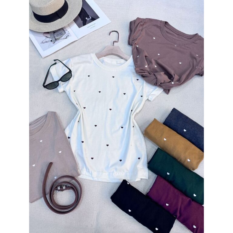Camiseta blusa T-Shirt Feminina Algodão com bolin