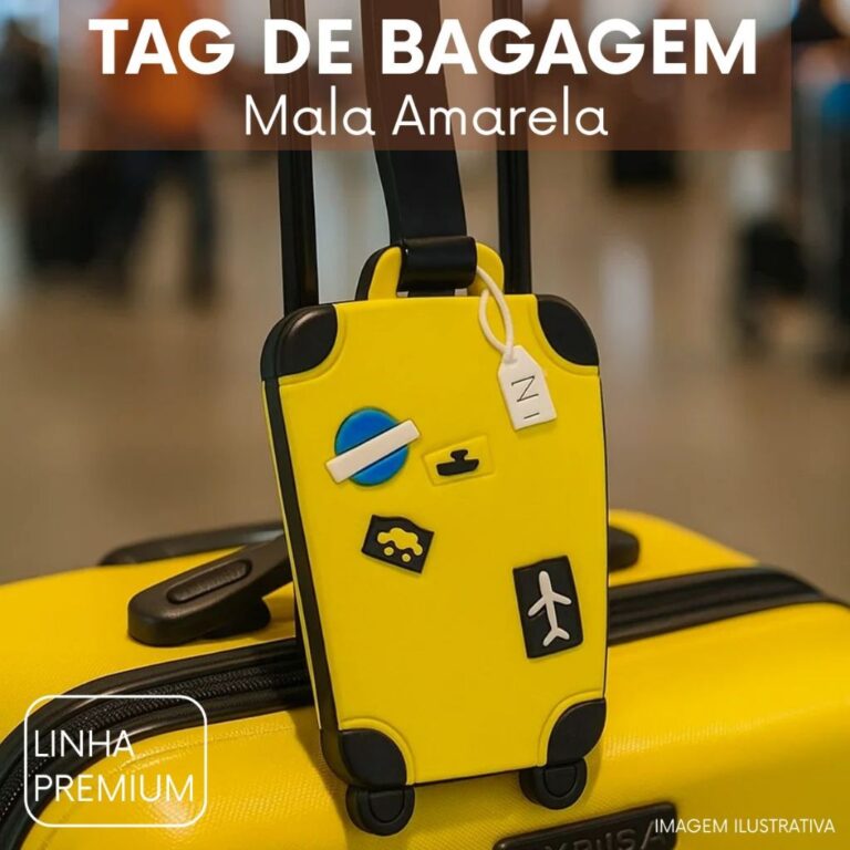 Tag De Bagagem Premium – Identificador De Ma