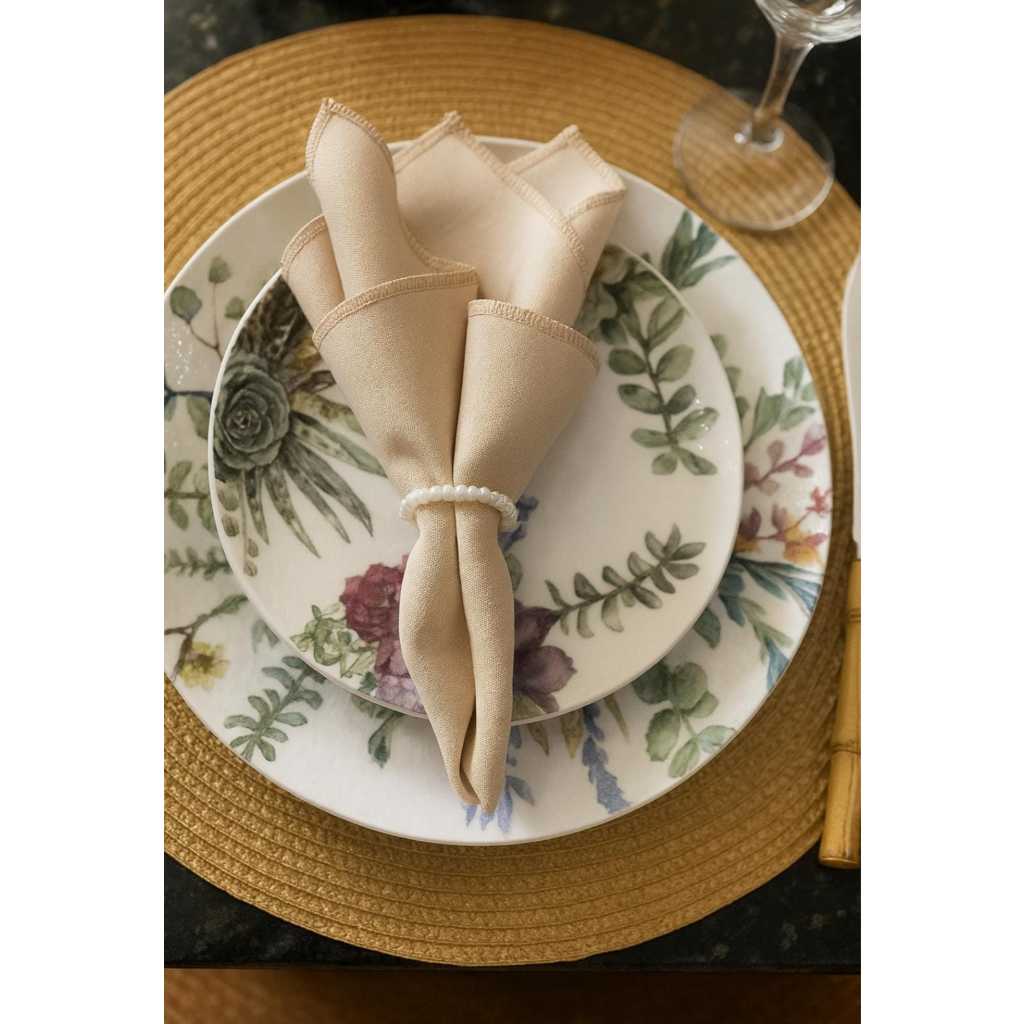 14 guardanapo em oxford 35cmx 35cm overloque pano de mesa festa vermelho