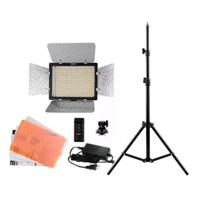 Iluminador Led Yongnuo Yn600 L Il Com Fonte + Trip