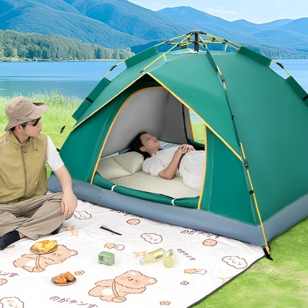 Barraca Camping Acampamento4/5 Pessoas Grande Varanda 210*200*135CM