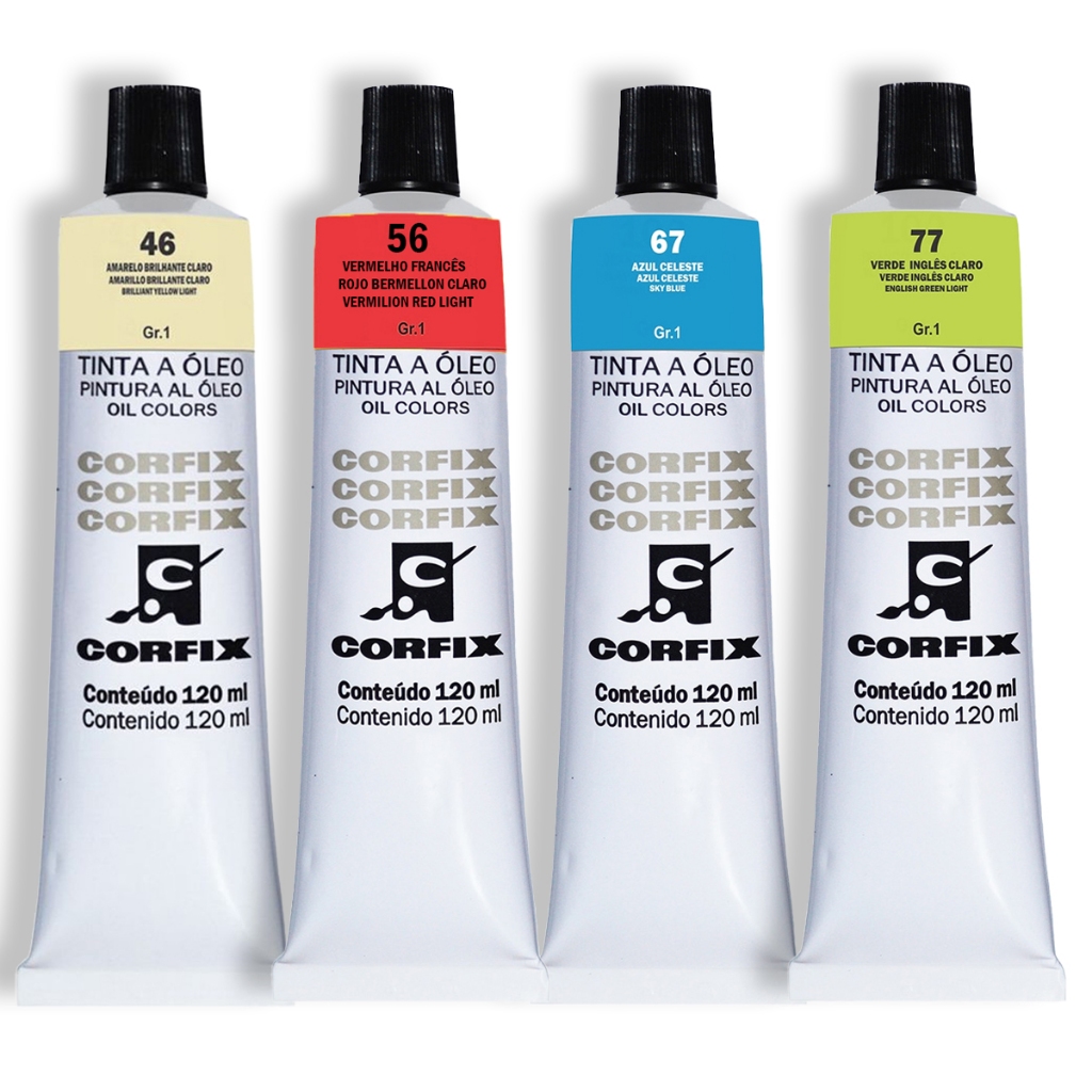 Tinta Óleo Corfix Oil Colors 120ml G1 – 30120