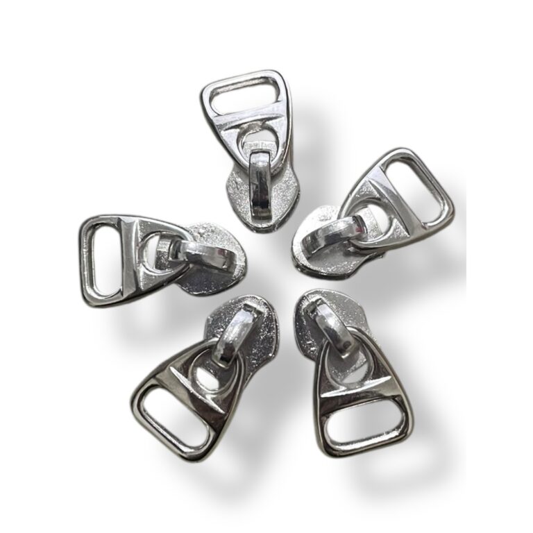 Cursor Zíper Passa Fita N°05/06 Niquelado –