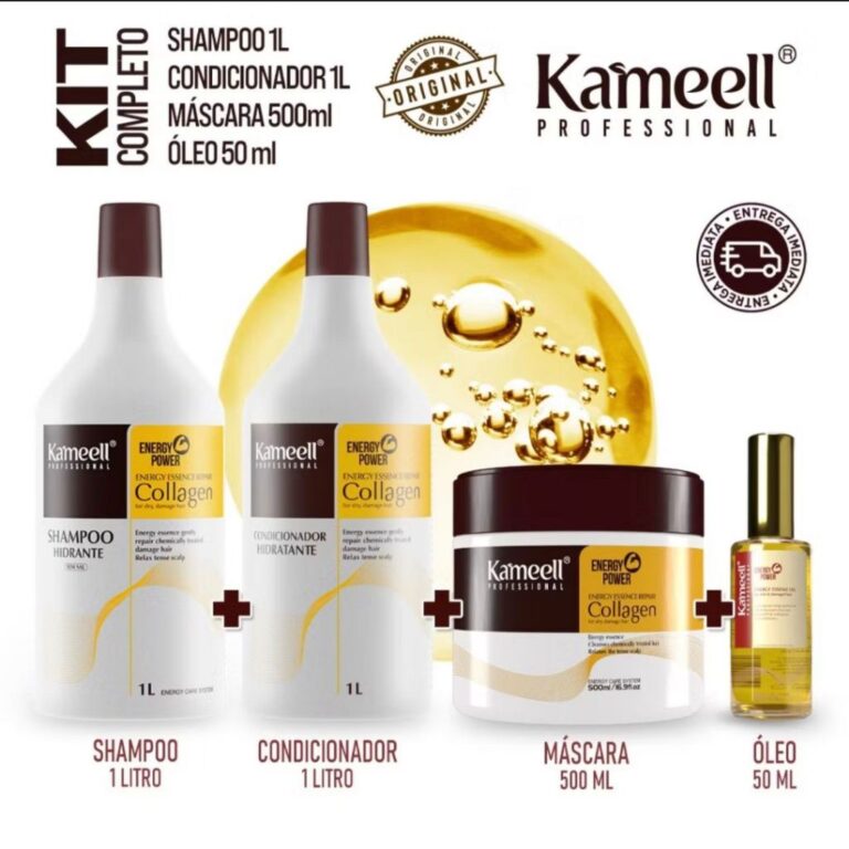 Kit collagen Shampoo Condicionador Purificador 1L 