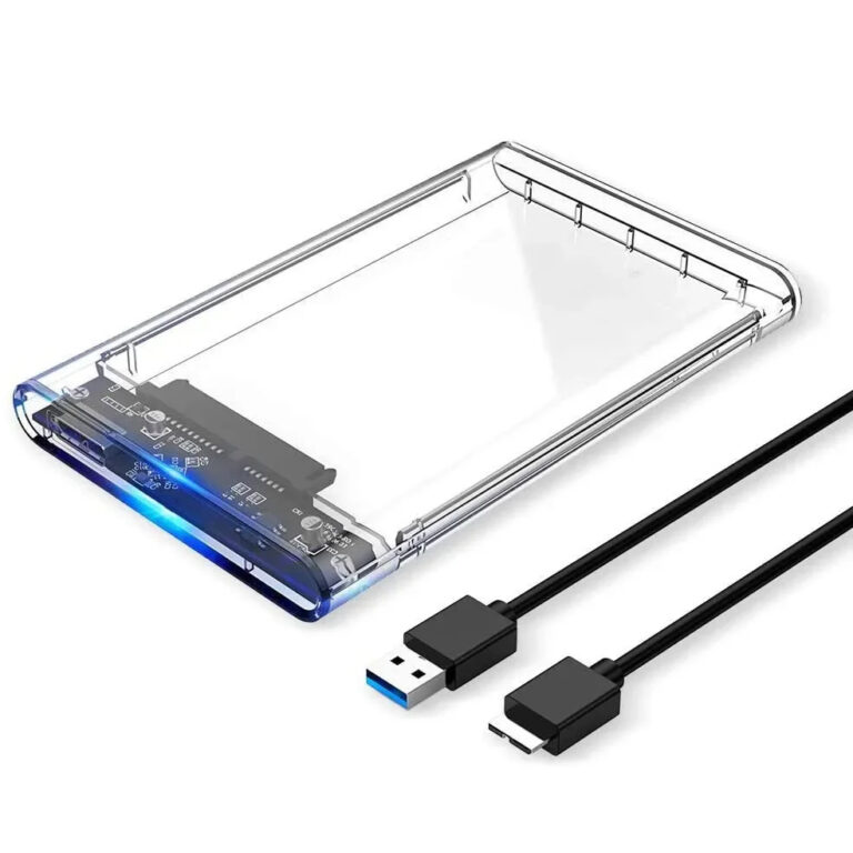 Case Externa para SSD/HD SATA 2.5 transparente com