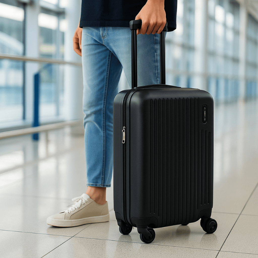 Mala Viagem Avião Bordo 10kg com Divisória e Cadeado