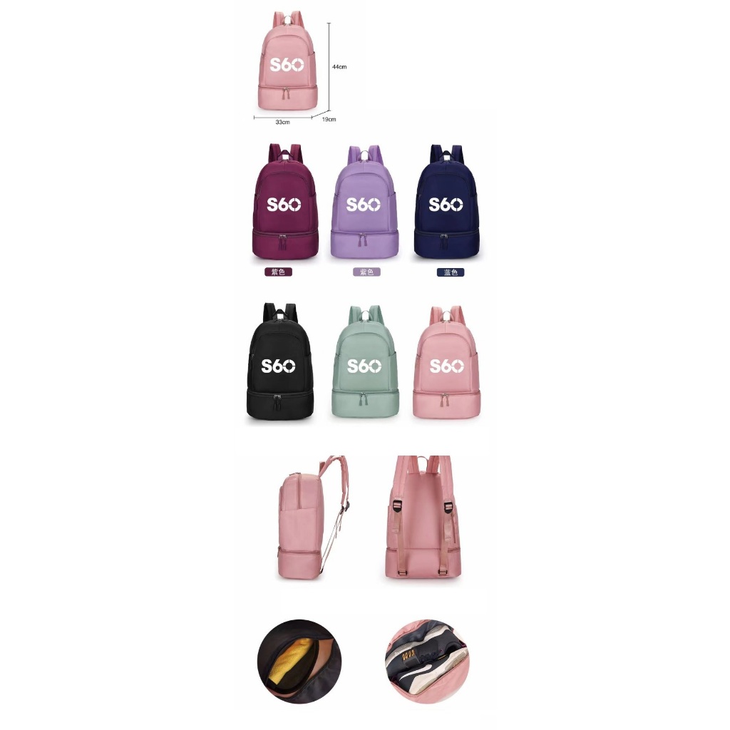 Bolsa Academia Sacola Mochila De Tecido Oxford Treino Impermeável Costas Novo