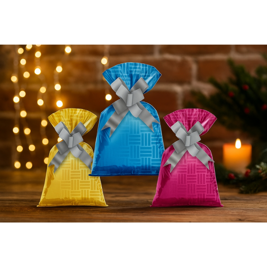 Kit 3 Sacos 30X45 Mosaico com 150 unidades