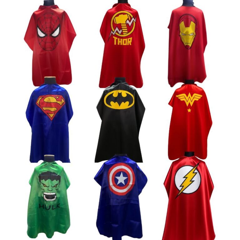 Kit 2 Capas Corte Infantil Heróis Barbershop Barb