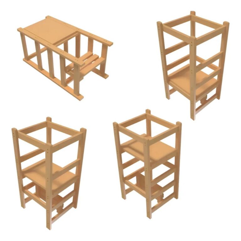 Torre de Aprendizagem Montessori – Auxilie o