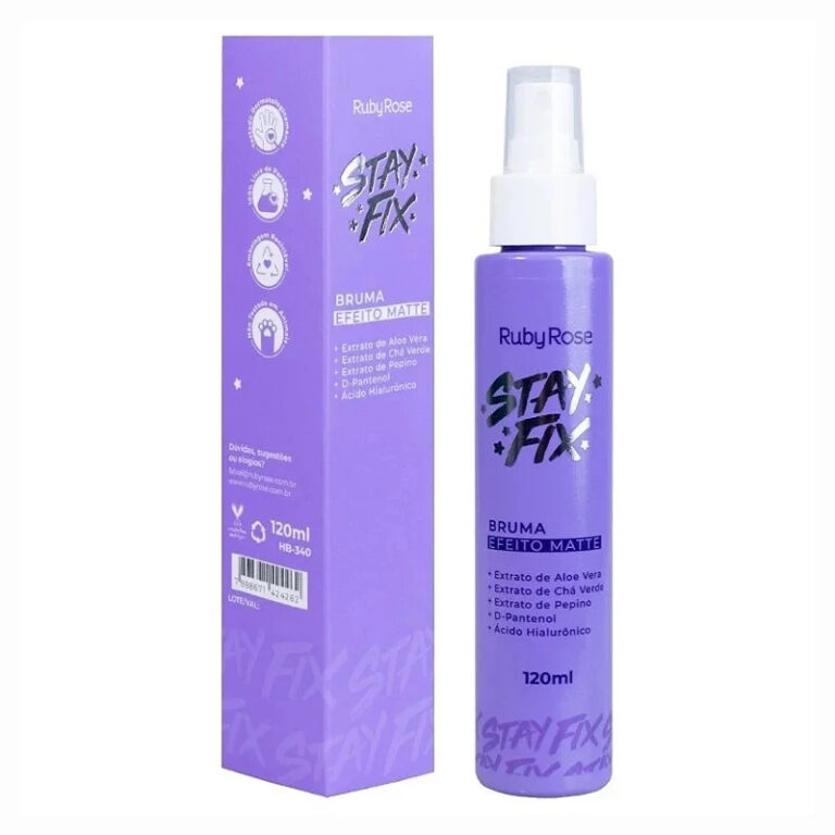 Bruma Fixadora Facial Matte Glow Stay Fix Ruby Ros