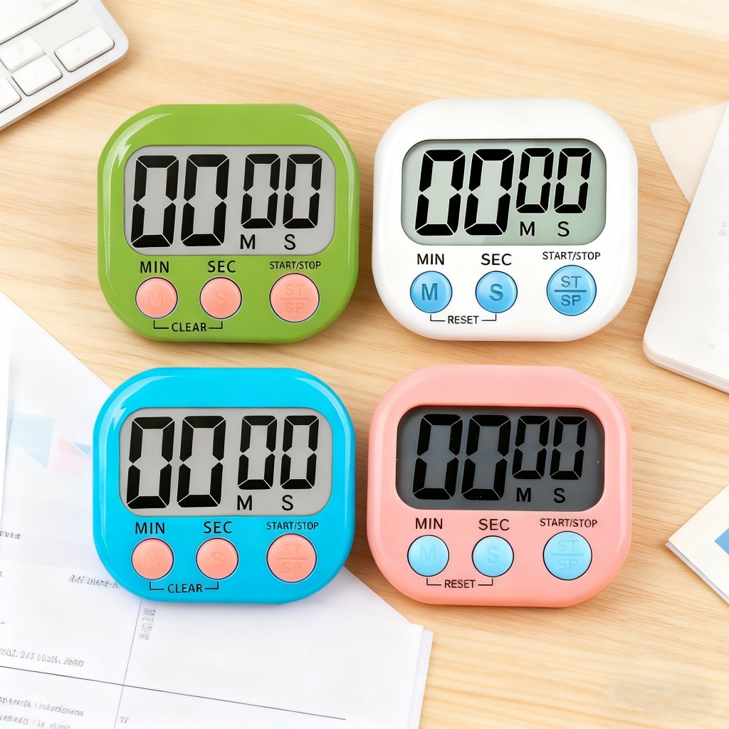 Cronômetro Digital Mini Portátil Temporizador com Ímã para Cozimento, Estudos e Exercícios, Timer co