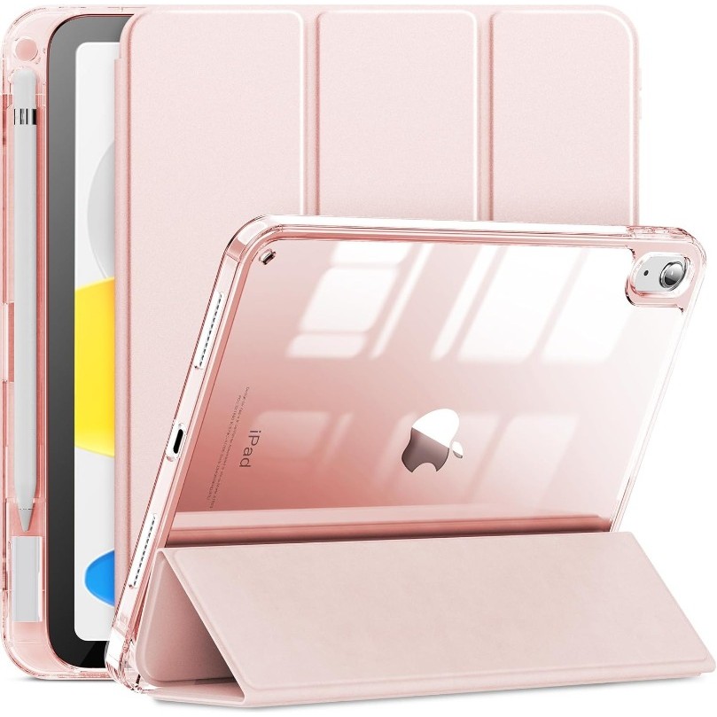 Capa Transparente para iPad 11 A16 2025 e iPad 10 10.9  Magnética Com Porta Caneta e Suporte